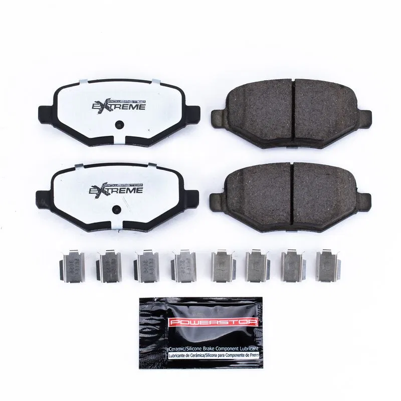 Z36-1377 – POWERSTOP Brake Pad, FMSI Number D1377 Carbon-Fiber Ceramic Brake Pads Set Of 4 With Premium Stainless Ste...